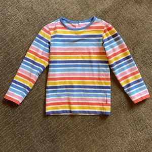 Girls Striped Long Sleeve Top